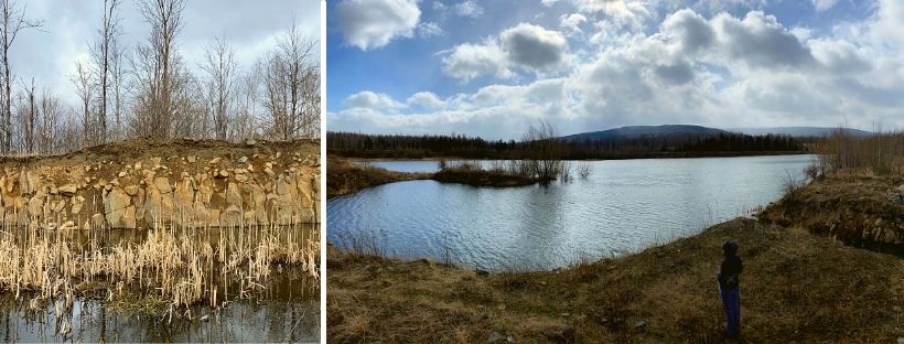 Jeziorka pokopalniane | Wyprawy z psem